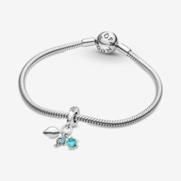 Pandora Fish, Sea Turtle & Conch Triple Dangle Charm - Picture 4 of 5